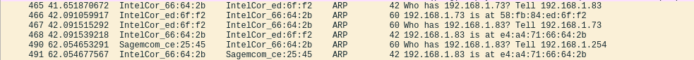 The ARP Protocol as seen in Wireshark